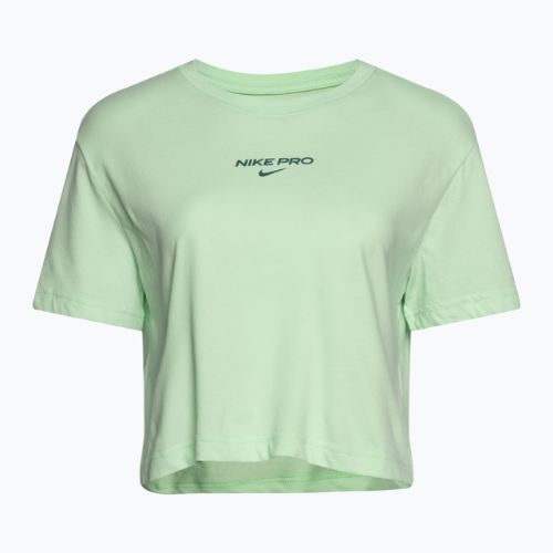 Dámské tréninkové tričko Nike Pro Dri-Fit Cropped vapour green