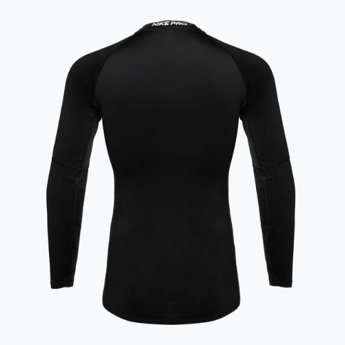Pánské tričko Nike Pro Dri-Fit Tight Fitness Longsleeve black/white