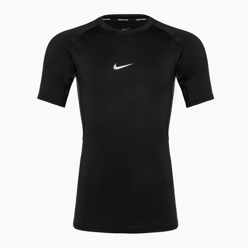 Pánské tréninkové tričko Nike Pro Dri-Fit Tight SS Fitness černá/bílá