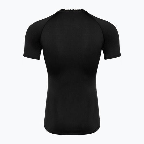 Pánské tréninkové tričko Nike Pro Dri-Fit Tight SS Fitness černá/bílá