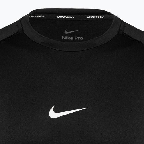 Pánské tréninkové tričko Nike Pro Dri-Fit Tight SS Fitness černá/bílá