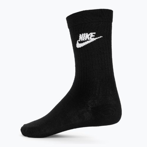 Nike Sportswear Everyday Essential ponožky 3 páry černá/hnědá