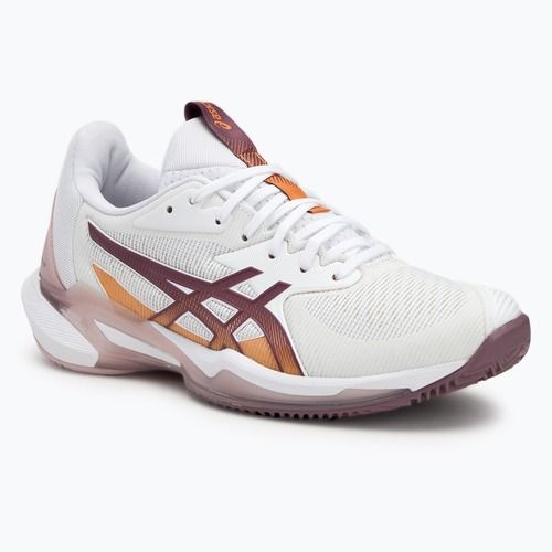 Dámské tenisové boty  ASICS Solution Speed FF 3 Clay white/dusty mauve