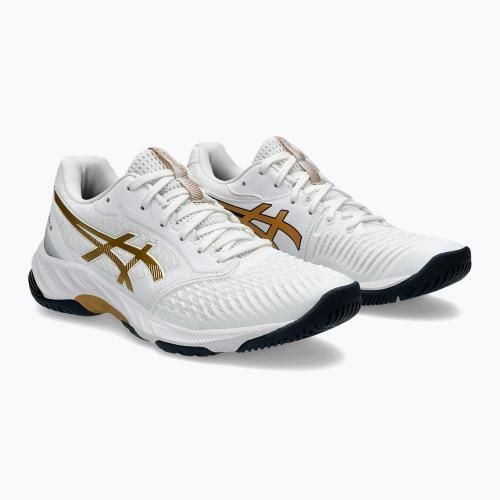 Dámské boty ASICS Netburner Ballistic FF 3 white/pure gold
