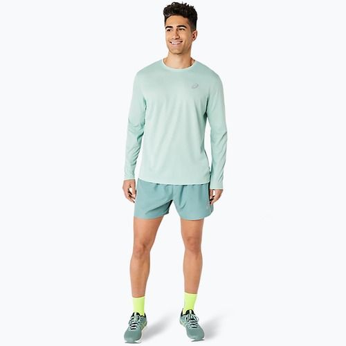 Pánské běžecké tričko ASICS Core Top light celadon s dlouhým rukávem
