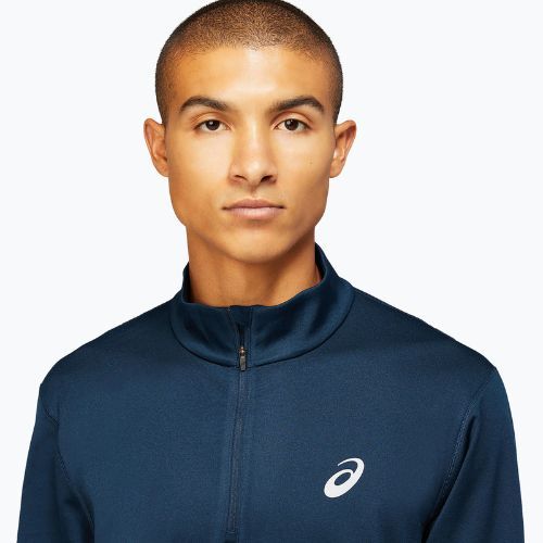 Pánská běžecká mikina ASICS Core 1/2 Zip Winter Top francouzsky modrá