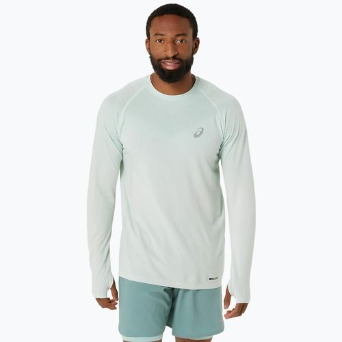 Pánské běžecké tričko longsleeve  ASICS Seamless light celadon/birch