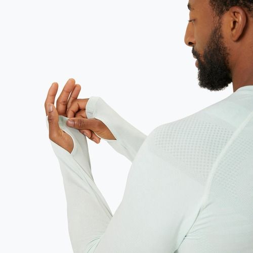 Pánské běžecké tričko longsleeve  ASICS Seamless light celadon/birch