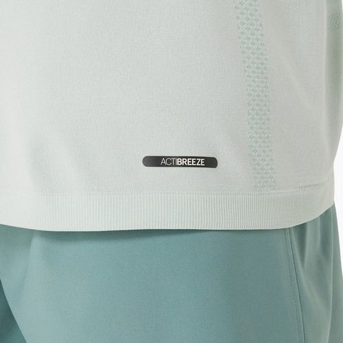 Pánské běžecké tričko longsleeve  ASICS Seamless light celadon/birch