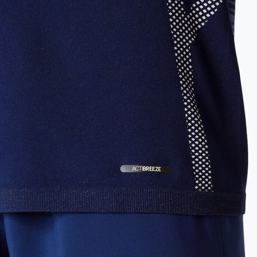 Pánské běžecké tričko ASICS Seamless birch/blue expanse