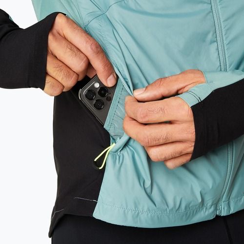 Pánská běžecká bunda ASICS Road Winter celadon