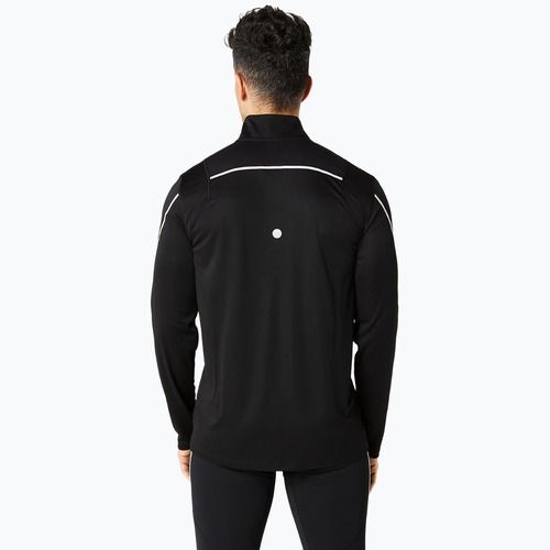 Pánské běžecké tričko longsleeve ASICS Road Lite-Show 1/2 Zip performance black