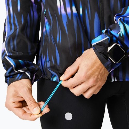 Pánská běžecká bunda  ASICS Road Lite-Show Packable blue expanse