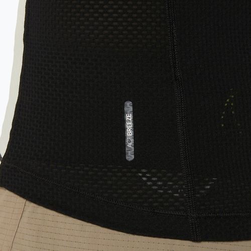 Dámské běžecké tričko ASICS Fuijtrail Top oatmeal/performance black