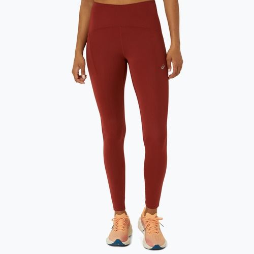 Dámské běžecké legíny ASICS Road High Waist deep red