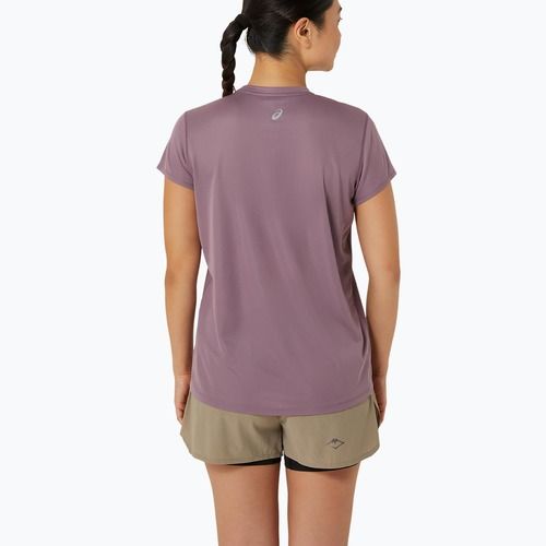 Dámské běžecké tričko ASICS Fujitrail logo dusty mauve