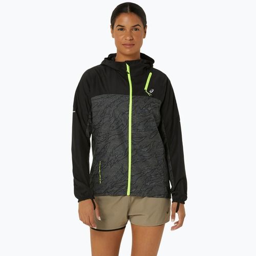 Dámská běžecká bunda ASICS Fujitrail Packable performance black