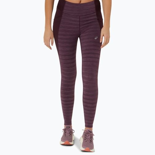 Dámské běžecké legíny ASICS Nagino Run dark aubergine heather