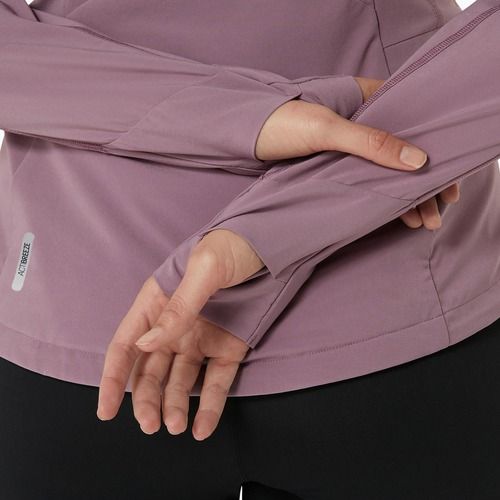 Dámská běžecká bunda ASICS Road Winter dusty mauve