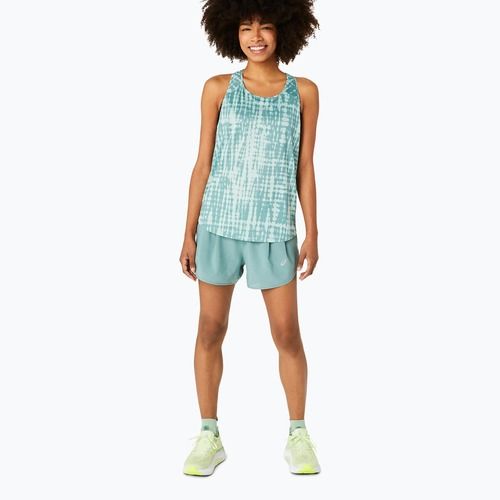 Dámské běžecké tílko tank top ASICS Road All Over Print Tank light celadon