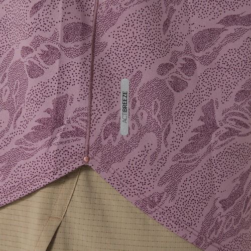 Dámské běžecké tílko tank top ASICS Road All Over Print Tank dusty mauve