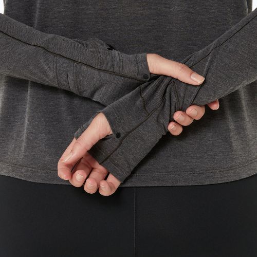 Dámská běžecká mikina  ASICS Metarun Winter LS Hoodie performance black