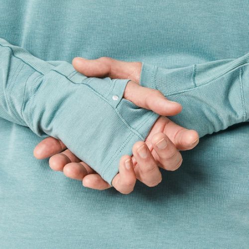 Dámská běžecká mikina  ASICS Metarun Winter LS Hoodie celadon