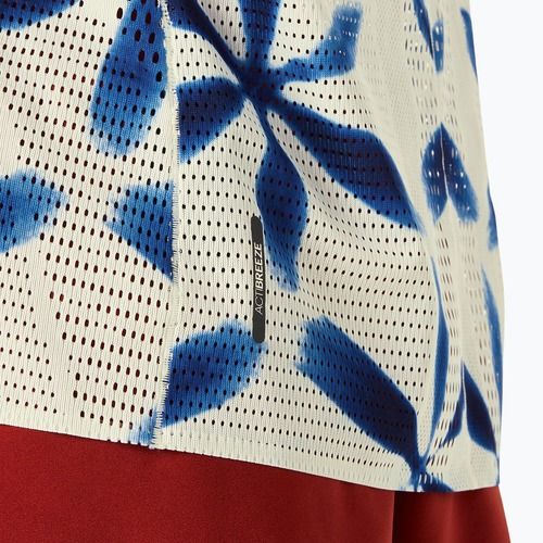 Dámské běžecké tričko ASICS Metarun Shibori Top brich/blue expanse