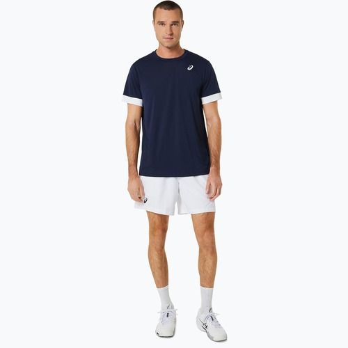 Pánské tenisové tričko ASICS Court SS Top midnight/brilliant white