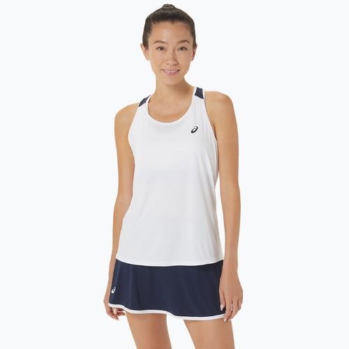 Dámské tenisové tílko tank top ASICS Court Tank brilliant white/midnight