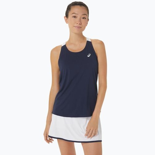Dámské tenisové tílko tank top ASICS Court Tank midnight/brilliant white
