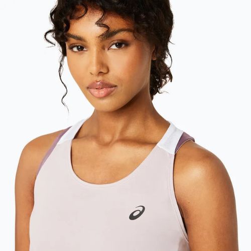 Dámské tenisové tílko tank top ASICS Court Tank watershed rose/brilliant white