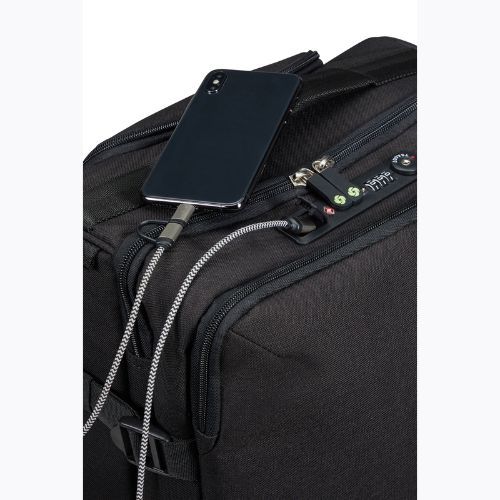 Cestovní kufr  Samsonite Securipack 39 l black steel