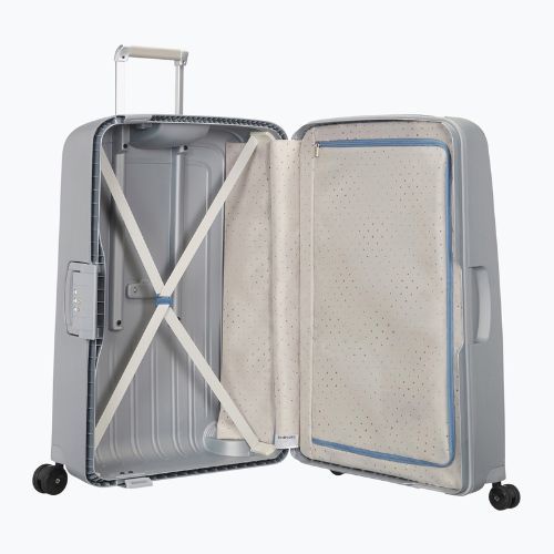 Cestovní kufr  Samsonite S'cure Spinner 79 l silver