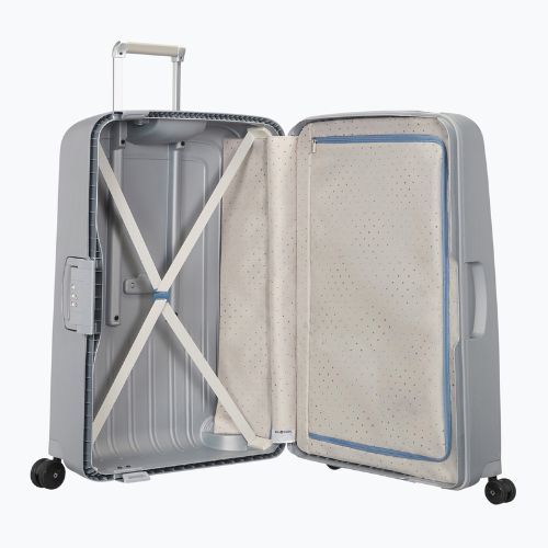 Cestovní kufr Samsonite S'cure Spinner 102 l silver