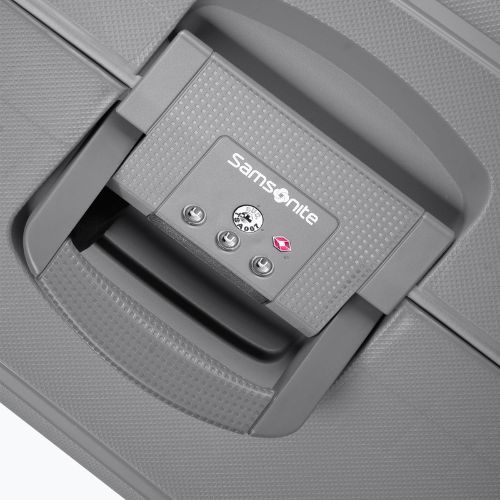 Cestovní kufr  Samsonite S'cure Spinner 34 l silver