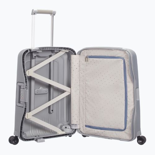 Cestovní kufr  Samsonite S'cure Spinner 34 l silver