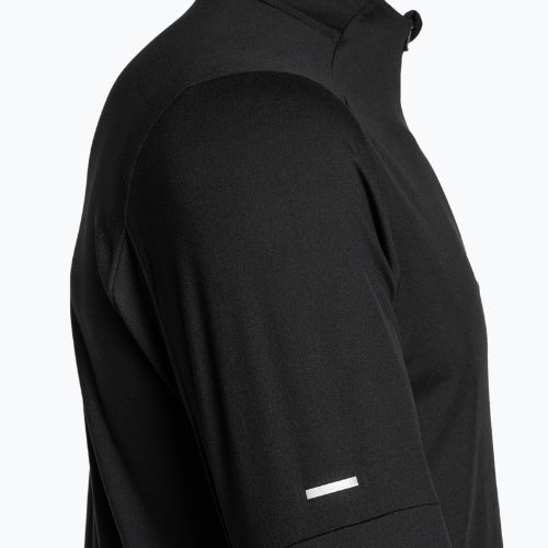 Pánské běžecké tričko s dlouhým rukávem Nike Dri-FIT Element 1/2-Zip black