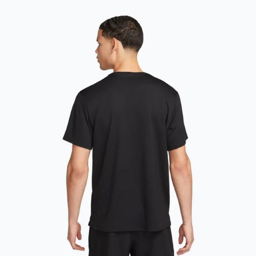 Pánské běžecké tričko Nike Miler Dri-Fit UV černé