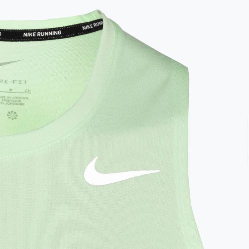Pánské běžecké tílko Nike Dri-Fit Miler vapor green