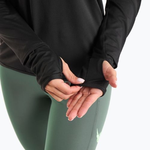 Dámské běžecké tričko s dlouhým rukávem Nike Swift Element UV 1/4-Zip black