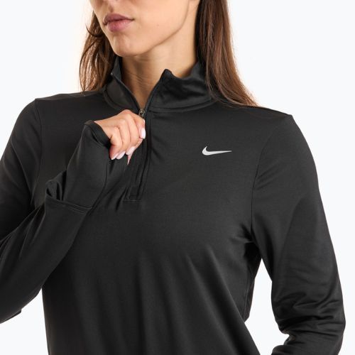 Dámské běžecké tričko s dlouhým rukávem Nike Swift Element UV 1/4-Zip black