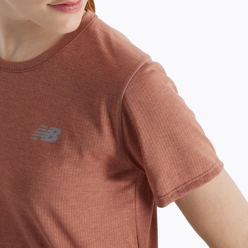 Dámské tričko New Balance Athletics sparrow heather