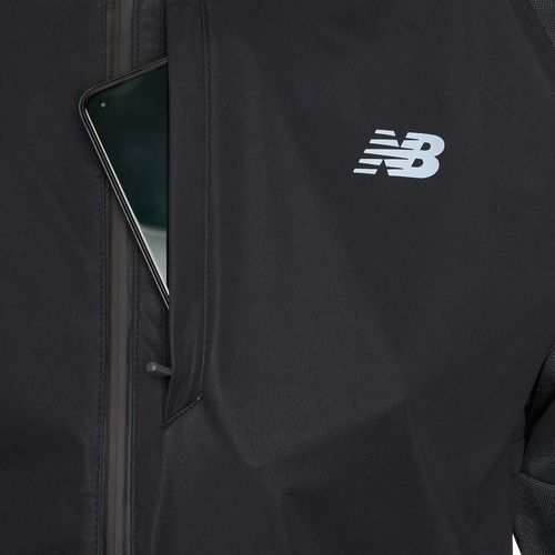 Pánská běžecká bunda New Balance Seasonal Premium Print black