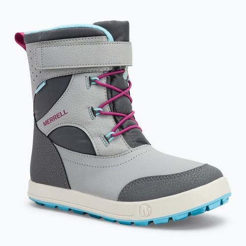 Dětské sněhule Merrell Snow Storm 3.0 Wtrpf grey/turq