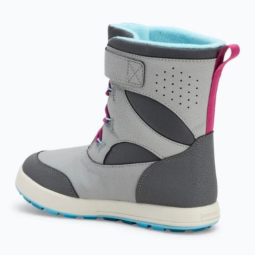 Dětské sněhule Merrell Snow Storm 3.0 Wtrpf grey/turq