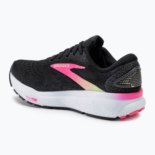 Dámské běžecké boty Brooks Ghost 16 black/pink/yellow