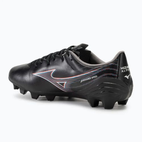 Pánské kopačky Mizuno α Select FG black/ignition red/801 c
