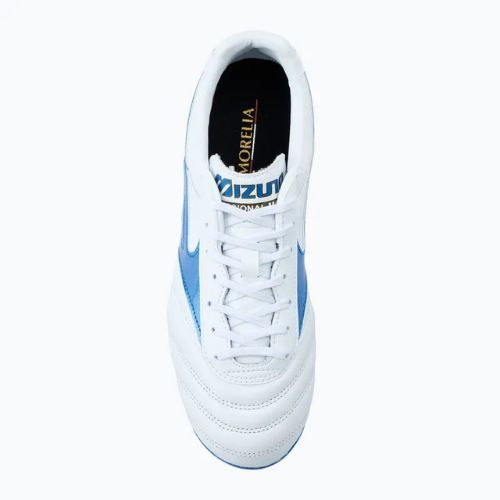 Pánské kopačky Mizuno Morelia II Pro MD white/laser blue/gold