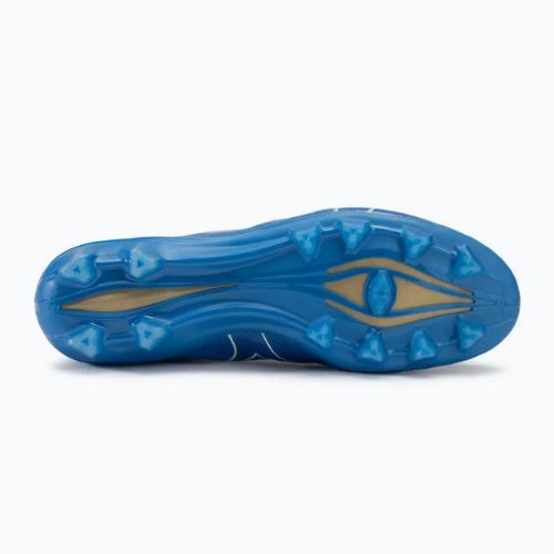 Pánské kopačky Mizuno α Elite FG white/laser blue/gold